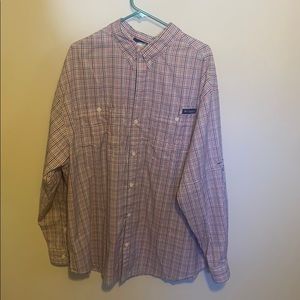 Columbia LS PFG fishing/sun shirt